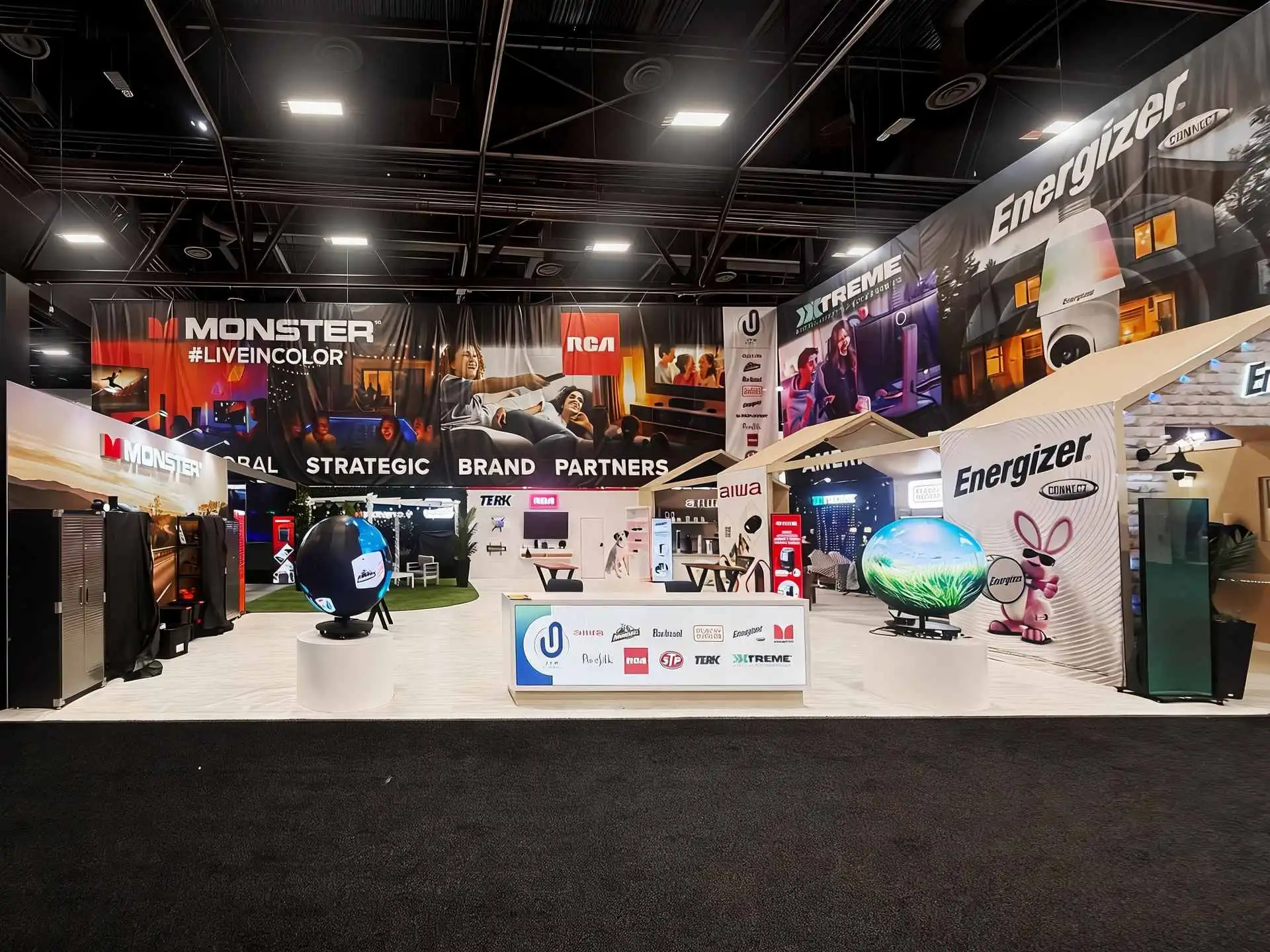 Interactive Features for Custom Booth Displays